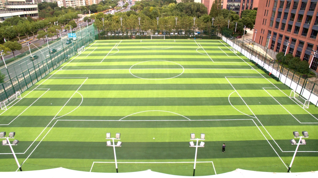 2.Recyclable synthetic turf