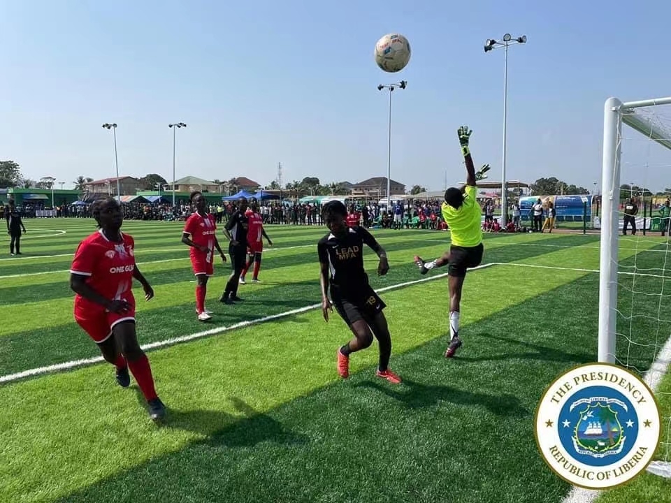 Mighty Grass Blooms in Liberia- The Mutual Achievement of Artificial Grass and Football Fever